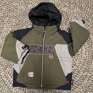 Obermeyer kids ski jacket size 4T toddler compass snow skirt winter coat